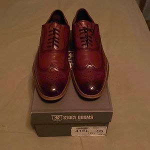 Stacy Adam’s brown wingtip size 12 used with new box